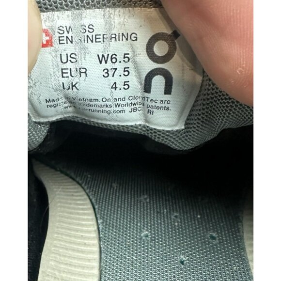 On Cloud Waterproof Womens Size 6.5 Gray Athletic Running Shoes Sneakers - Picture 13 of 13